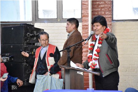 Evo ve dificultad en dirigentes para sumar militantes