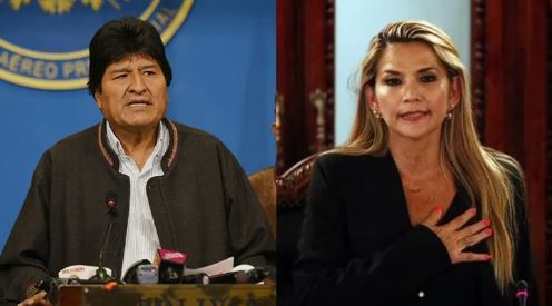 Morales dice que Áñez está 'en su derecho' de ser candidata 