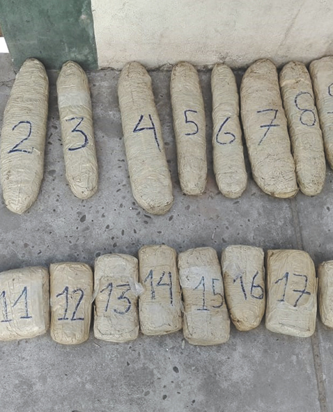 Dos detenidos por traficar con marihuana en Bermejo