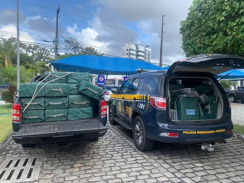 Incautan más de 1 tonelada de droga boliviana escondida en un camión que transportaba polietileno