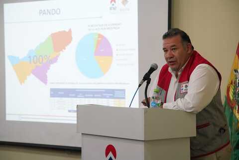 El INE concluye en Pando y Beni la actualización cartográfica y Oruro se encuentra al 92% 