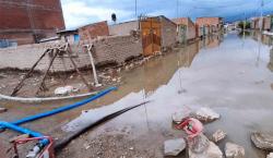 Oruro declara desastre departamental debido a las lluvias e inundaciones