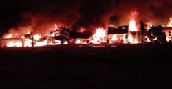 Incendio de gran magnitud devora más de 20 talleres y tiendas en San Julián