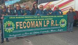 Mineros exigen combustible y dólares: ¡Marcha masiva hacia La Paz!