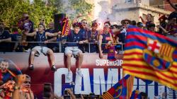 Barcelona arma una fiesta para celebrar el título de LaLiga