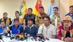 El “evismo” insiste en la habilitación de Morales y anuncia nueva movilización a La Paz desde el martes