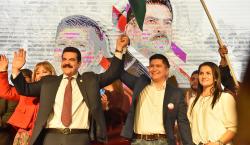 Manfred presenta a Medrano como candidato a vicepresidente y Mucarzel aspira al Senado