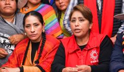 Ruth Nina pasó de pedir la renuncia de Evo Morales a postularlo como candidato de PAN-BOL