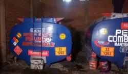 Policía halla 45 mil litros de “diésel de contrabando” oculto en un garage de Senkata