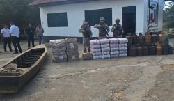 Operativo militar incauta garrafas de GLP, frutas, combustible, alimentos y vehículos