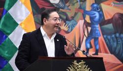 Arce remarca que el abastecimiento de combustibles no está garantizado si no se aprueban créditos