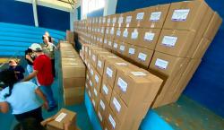 Llegan papeletas electorales a Santa Cruz, las FFAA y la Policía garantizan seguridad