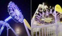Explosión de terror en un parque de Arabia Saudita: Un juego mecánico se parte en dos
