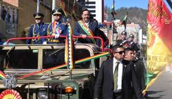 Arce propone una nueva política de defensa para transformar el Estado hacia 2050