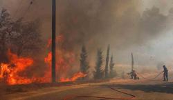 Fuertes vientos complican el panorama de incendios en Grecia