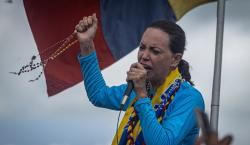 María Corina Machado pide a los bolivianos cuidar sus votos con “emoción” y “disciplina”