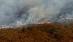 Gobernación reporta nueve incendios activos en Santa Cruz y sigue el fuego en el parque Noel Kempff