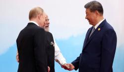 Putin desafía a Occidente al agradecer a China y la India sus “esfuerzos” para la paz