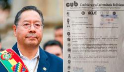 Dirigentes universitarios solicitan que Luis Arce no vuelva a dictar cátedra en la Carrera de Economía de la UMSA