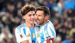 Messi se despide con doblete en la goleada de Argentina sobre Venezuela