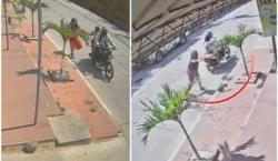 Asalto a plena luz del día; una mujer fue arrastrada y golpeada contra el pavimento