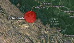 Un sismo de magnitud 4,6 se siente en la ciudad de Cochabamba y otras localidades