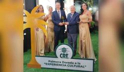 Palmera Dorada para CRE en Expocruz 2025 por ofrecer la mejor Experiencia Cultural