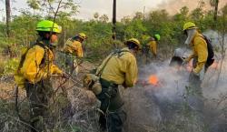 Sofocan incendio en zona de frontera de Paraguay y Bolivia que arrasó 24.700 hectáreas