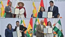 El TSE entrega credenciales a legisladores: “La ALP encarna la soberanía popular”