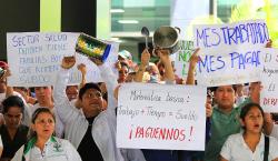 Acaba un paro de 24 horas del sector salud y anuncian otro de 48 horas desde el miércoles