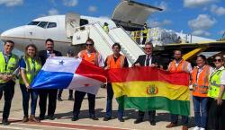 Viru Viru recibe de Panamá al primer vuelo de carga de Copa Airlines