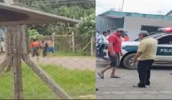Encapuchados acorralan una patrulla y atacan a policías en San Carlos