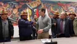 El Gobierno acuerda con Fencomin garantizar abastecimiento de combustible y otros pedidos