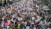 Unas ocho millones de personas marcharon contra Trump