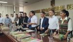 La Magistratura entrega a la Alcaldía documentos históricos del Mutualista para su defensa