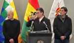 Paz dice que el Consejo Económico Social se formará este fin de semana, extiende las manos a El Alto y excluye a los vándalos 