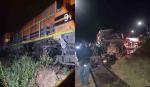 Un tren choca con un camión cisterna cerca de Villa Montes