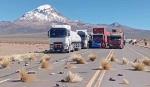 Persisten 90 bloqueos en siete departamentos al cumplirse 33 días de conflicto
