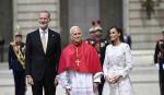 Reyes de España reciben al papa León XIV en Madrid
