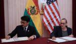 Bolivia y EEUU suscriben acuerdo para fortalecer la lucha contra el narcotráfico y la delincuencia transnacional