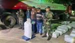 Policía intercepta cisterna con 355 kilos de marihuana y aprehende a tres personas en Puerto Quijarro 