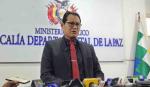 Fiscal departamental de La Paz, Torrez, renuncia de forma irrevocable