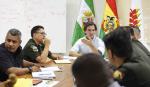 Alcalde y la Policía coordinan acciones de seguridad en Santa Cruz