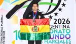 Juan Carlos Orellana brilla en Artes Marciales y logra podio en Argentina