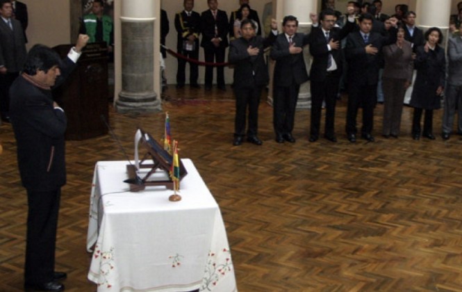 Ministros-de-Evo-destinaran-50%-de-su-tiempo-a-la-campana-electoral-para-el-2014
